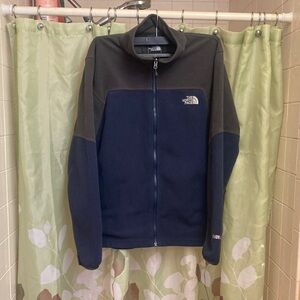 The North Face Dark Blue and Charcoal Jacket Windwall